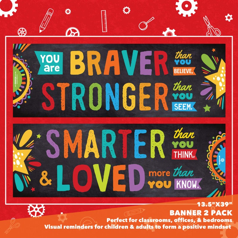 Sproutbrite Classroom Banner Decorations - Motivational & Inspirational Growth Mindset for Teachers and Students - Image 3